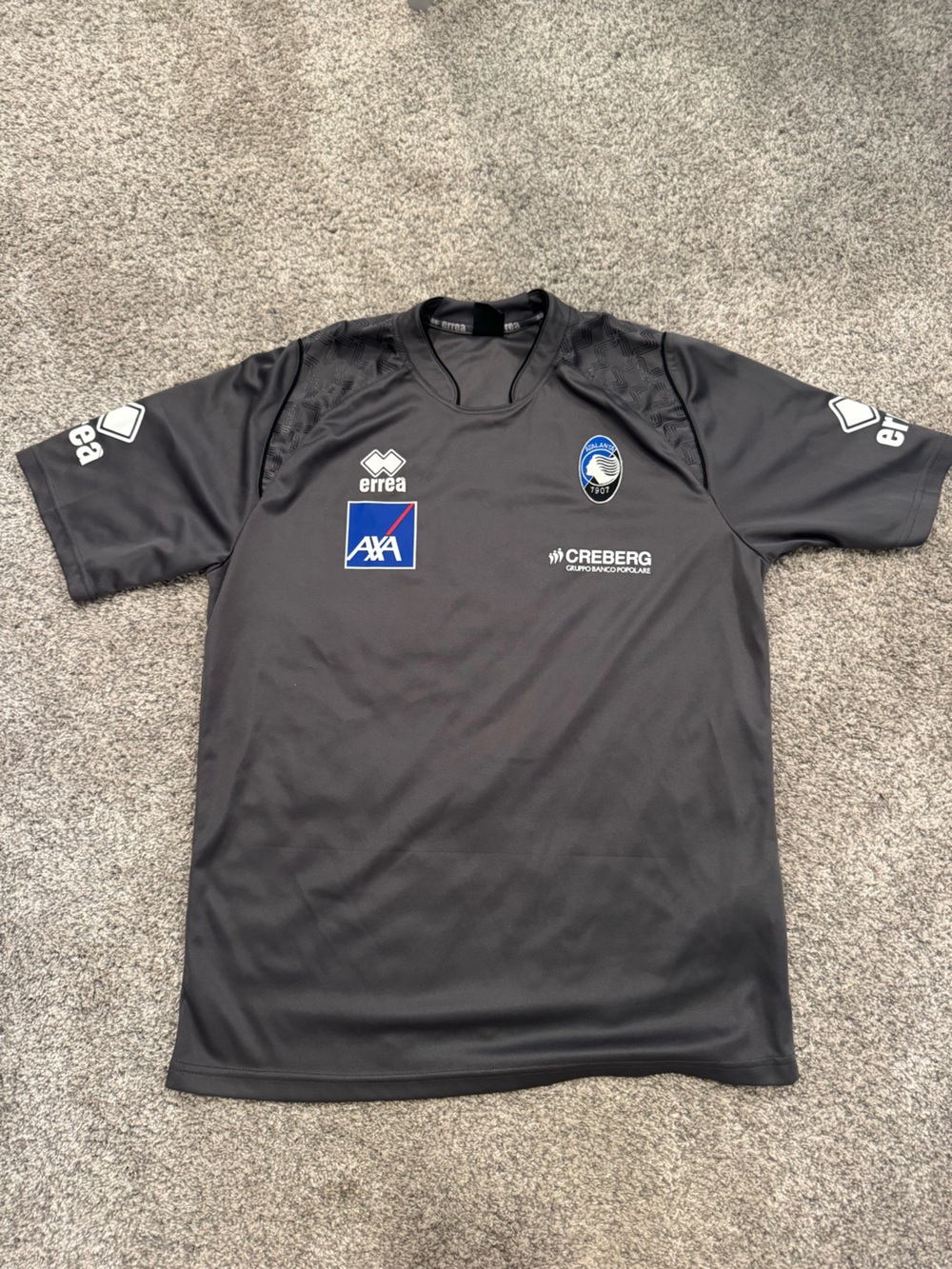 Black Men's Short-Sleeve Athletic Jersey